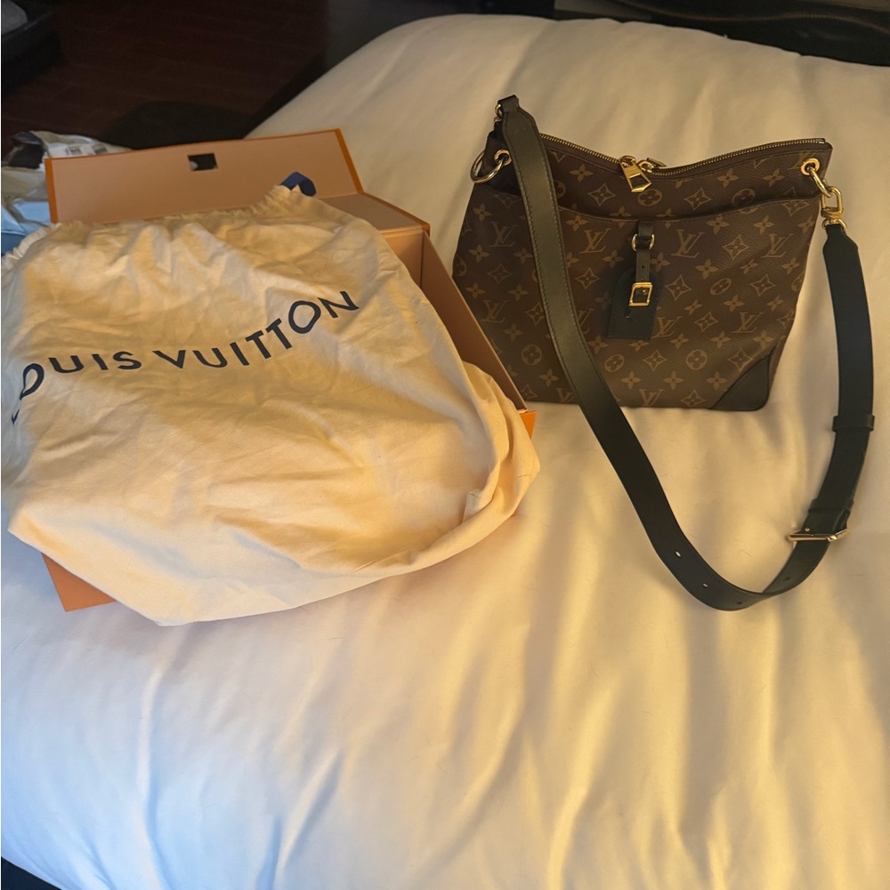 Louis Vuitton Monogram Brown Shoulder Bag Odeon mm